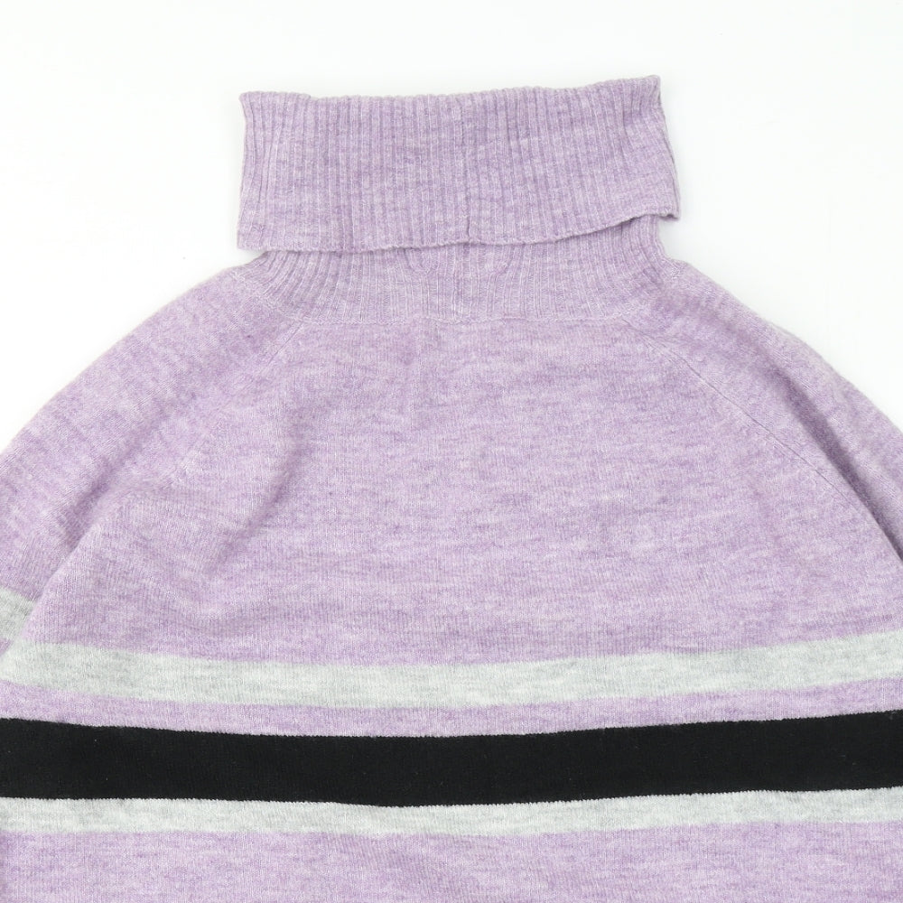 Womens UK Size 16 M&Co Purple Pullover Jumper