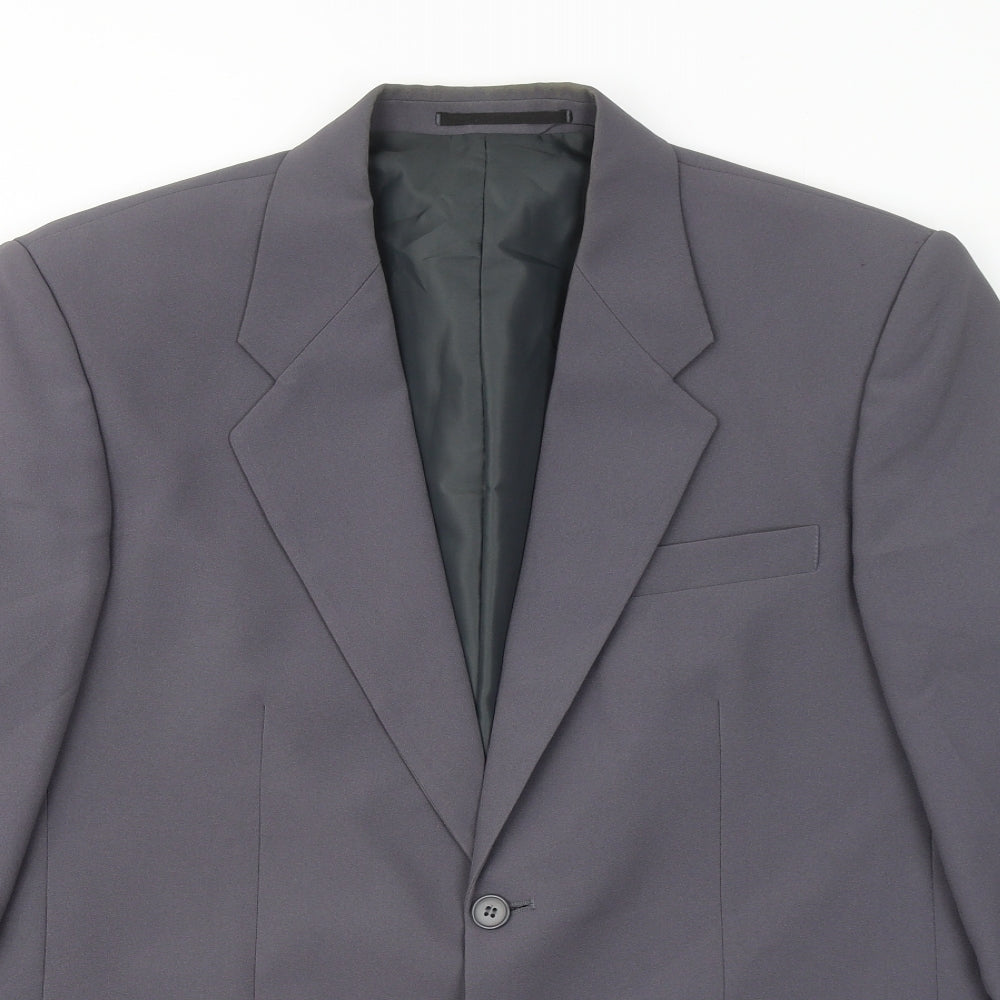 Mens UK Size 40 Premier MAN Regular Grey Suit Jacket