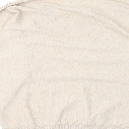 Primark Womens Beige Round Neck Polyester Pullover Jumper Size 12