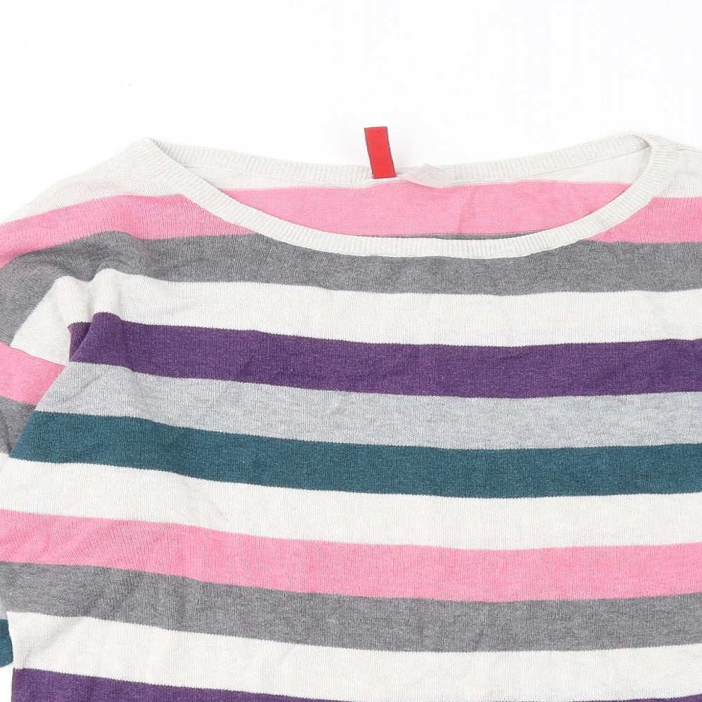 Womens UK Size S Divided by H&M Multicoloured Pullover Jumper