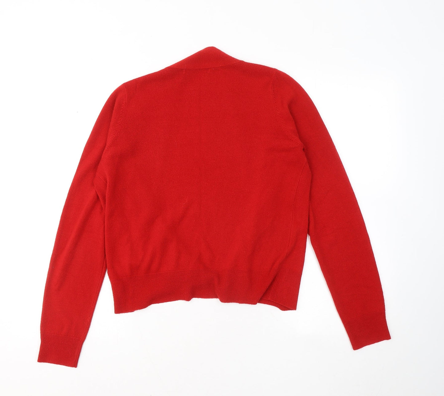 Womens UK Size 12 Marks and Spencer Red Pullover Jumper