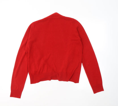 Womens UK Size 12 Marks and Spencer Red Pullover Jumper