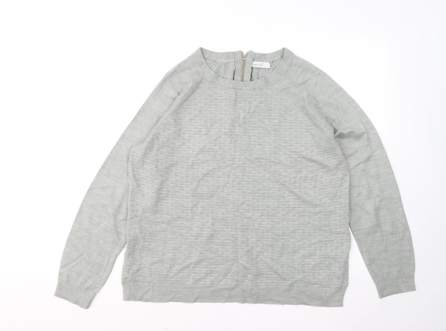 Womens UK Size 16 Marks and Spencer Grey Pullover Jumper