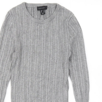 Womens UK Size 14 Atmosphere Grey Pullover Jumper