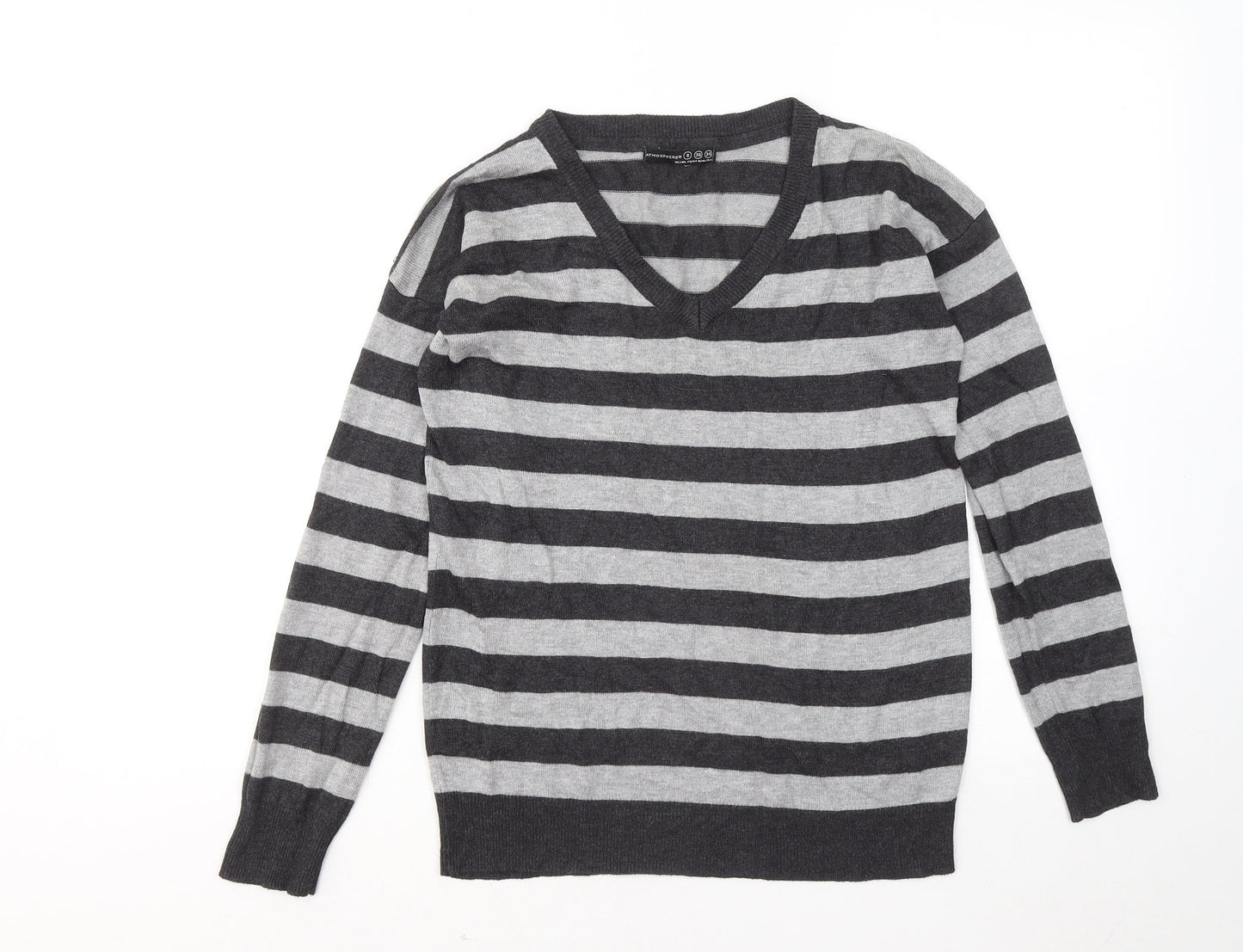 Womens UK Size 8 Atmosphere Grey Pullover Jumper
