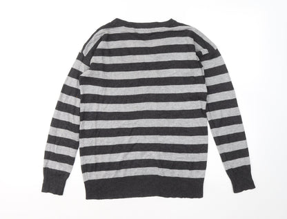 Womens UK Size 8 Atmosphere Grey Pullover Jumper