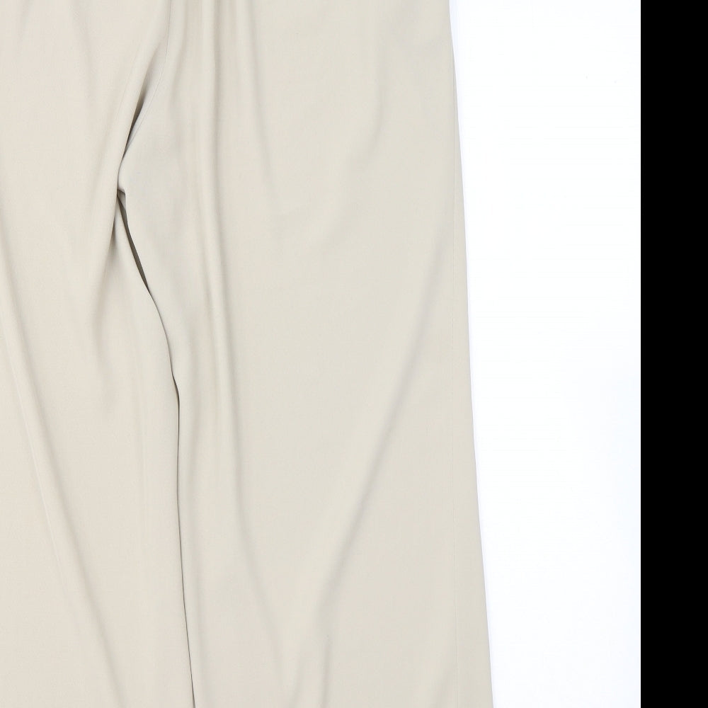 Womens UK Size 18 Platinum Regular Fit  Beige Trousers