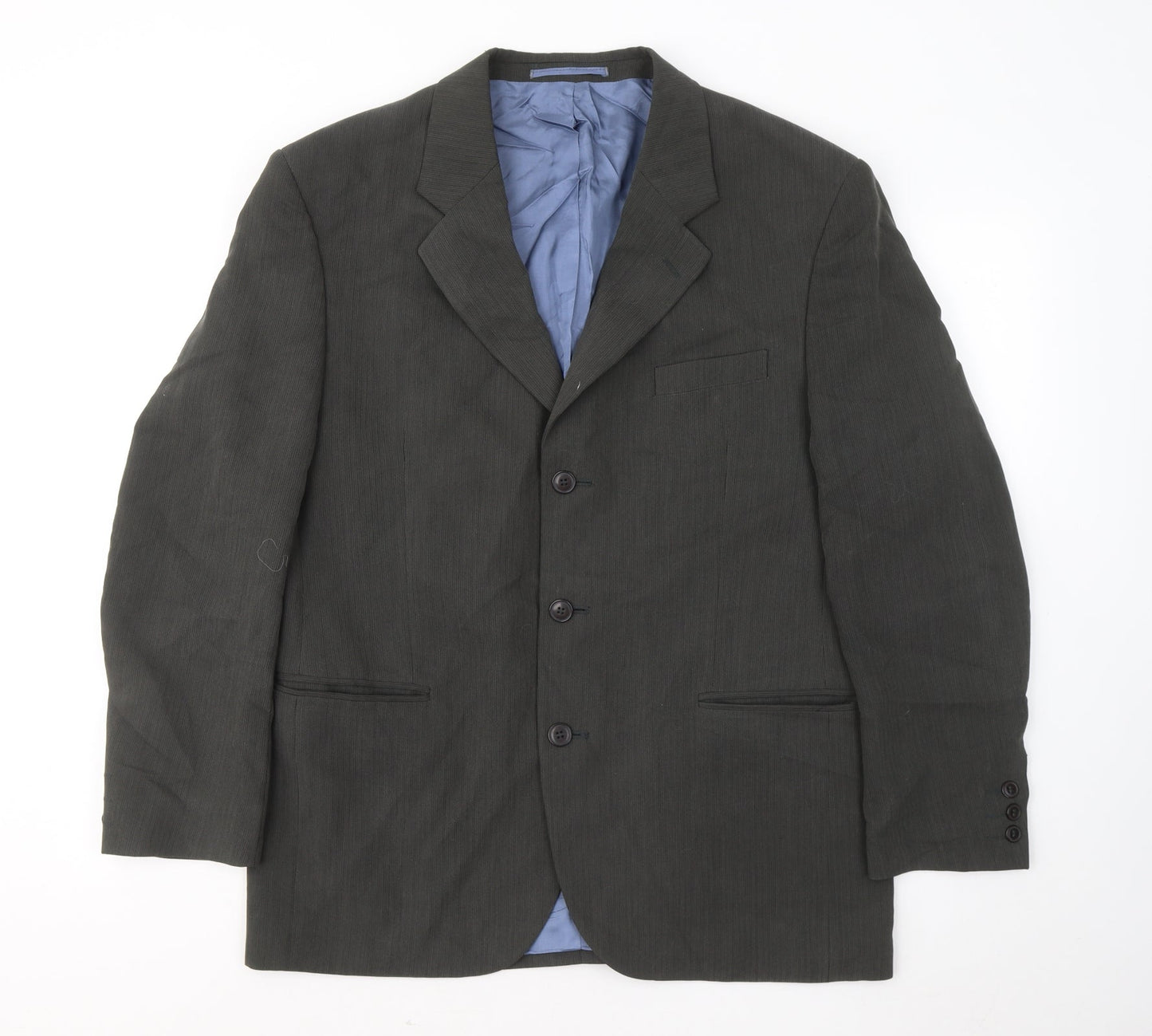 Mens UK Size 40 Sergio Rossi Regular Grey Suit Jacket