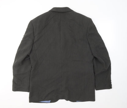 Mens UK Size 40 Sergio Rossi Regular Grey Suit Jacket