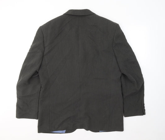 Mens UK Size 40 Sergio Rossi Regular Grey Suit Jacket