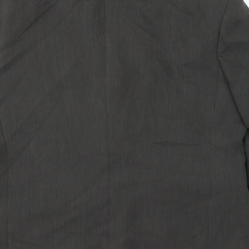 Mens UK Size 40 Sergio Rossi Regular Grey Suit Jacket