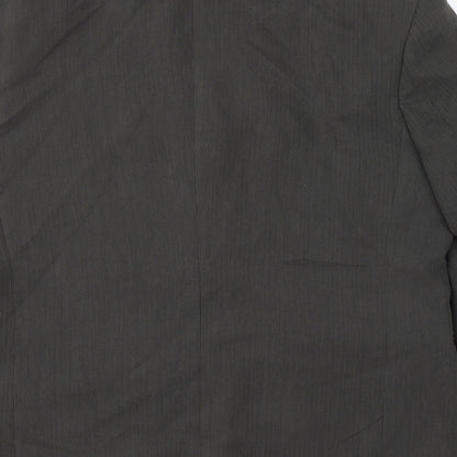 Mens UK Size 40 Sergio Rossi Regular Grey Suit Jacket