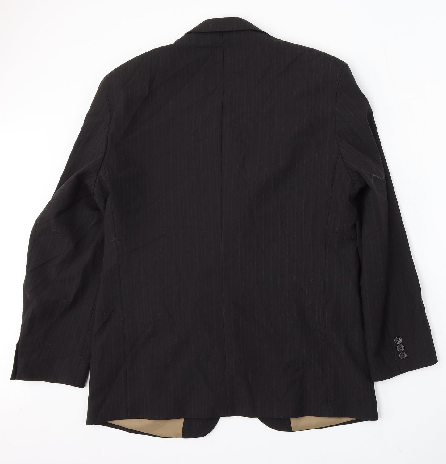 Mens UK Size 40 Impressions Regular Black Suit Jacket