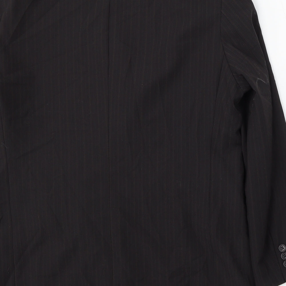 Mens UK Size 40 Impressions Regular Black Suit Jacket
