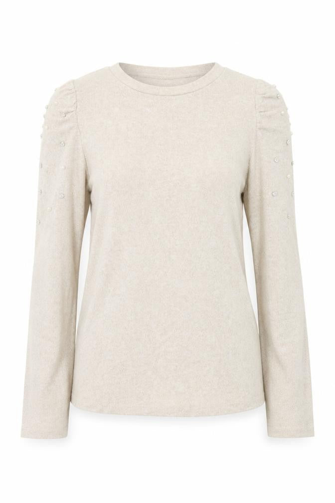 Womens UK Size 10 New Look Beige Pullover Jumper