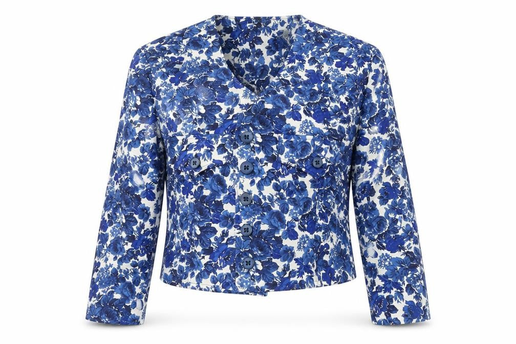 Womens UK Size M Lakeland Blue Jacket