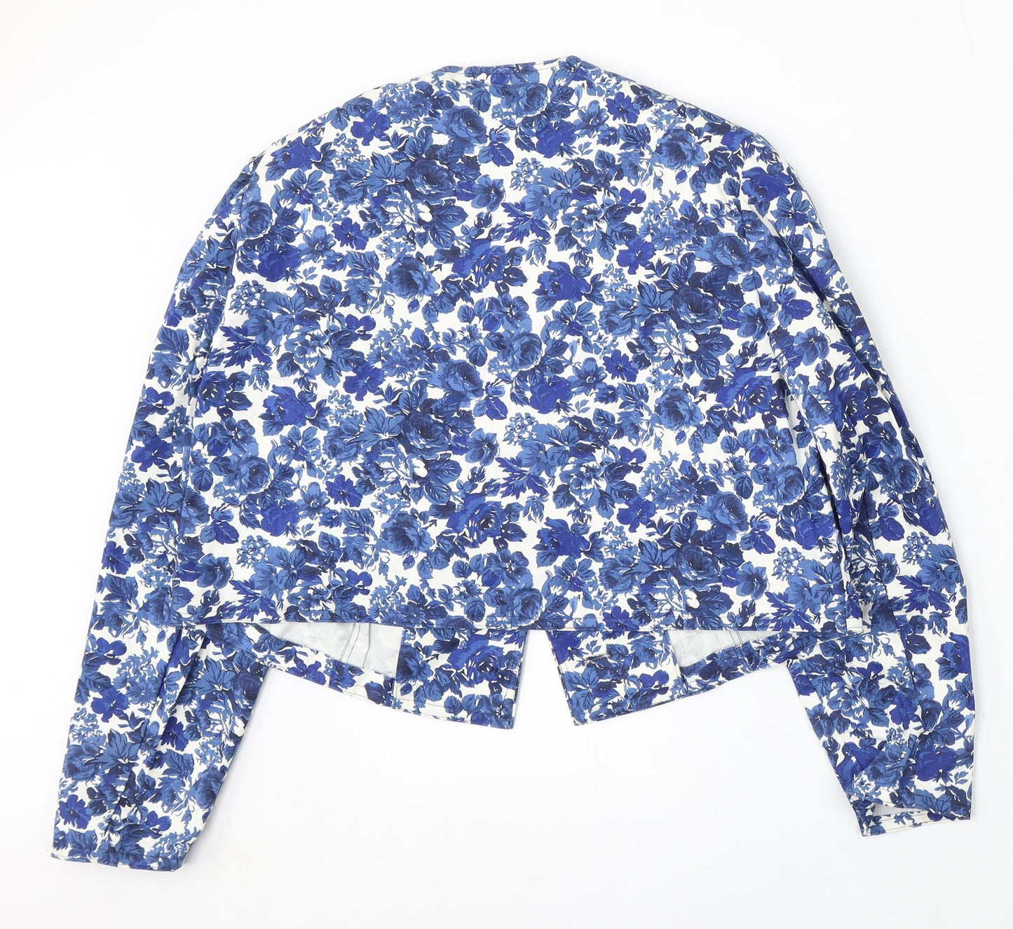 Lakeland Womens Blue Floral Jacket Size M