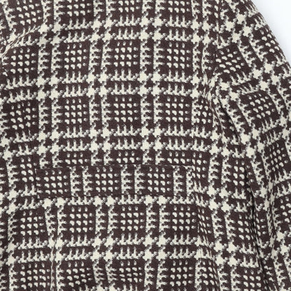 Matalan Womens Multicoloured Geometric Polyester Jacket Suit Size 12