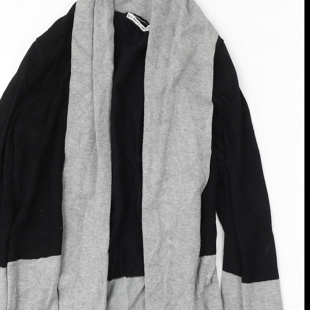 Womens UK Size M Preworn Grey Cardigan Jumper