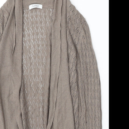 Womens UK Size 8 Marks and Spencer Brown Cardigan Jumper