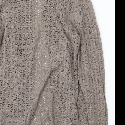 Womens UK Size 8 Marks and Spencer Brown Cardigan Jumper