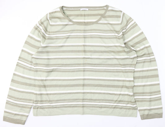Womens UK Size 20 Matalan Multicoloured Pullover Jumper
