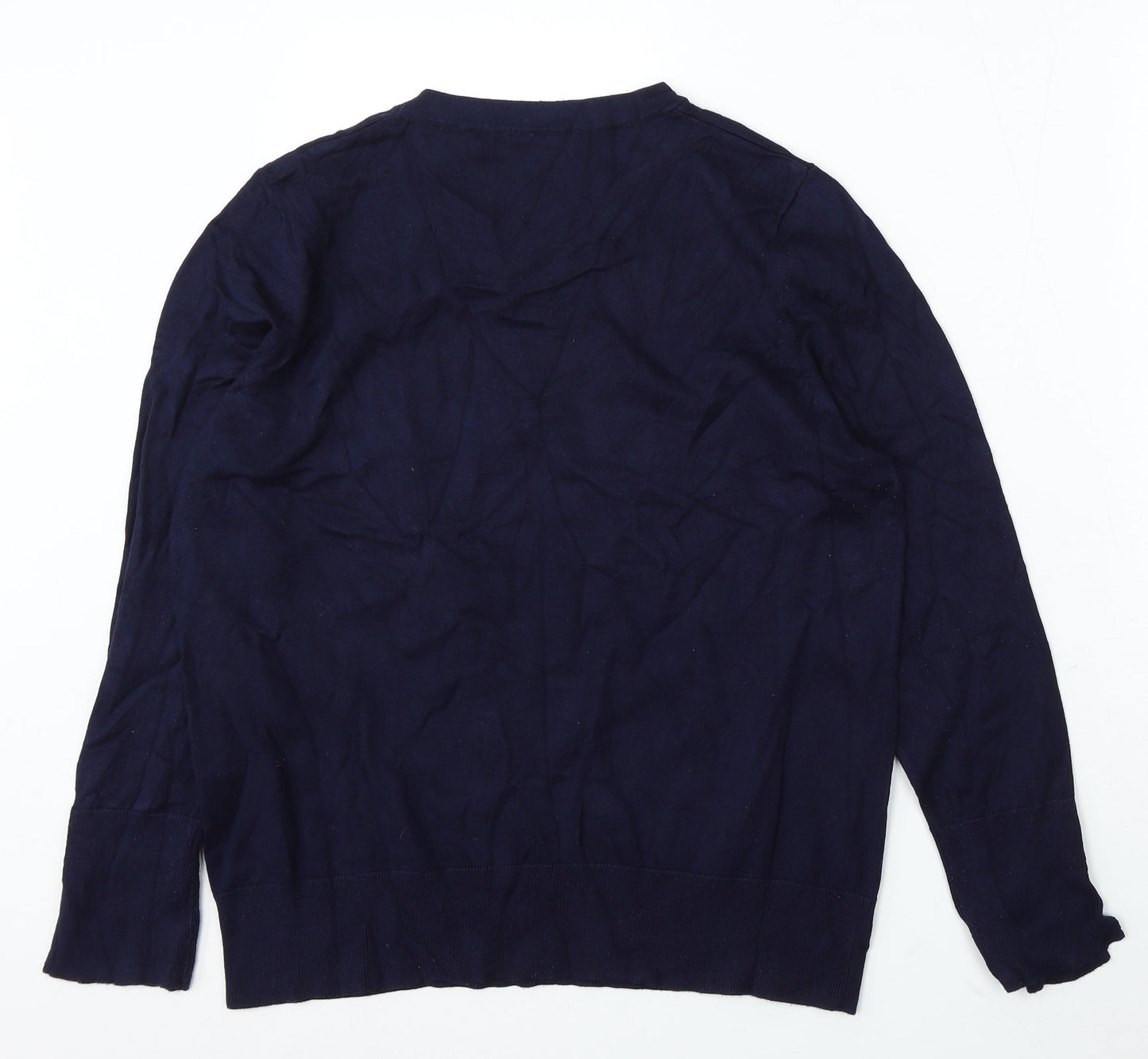 Womens UK Size M M&Co Blue Pullover Jumper
