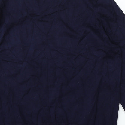 Womens UK Size M M&Co Blue Pullover Jumper