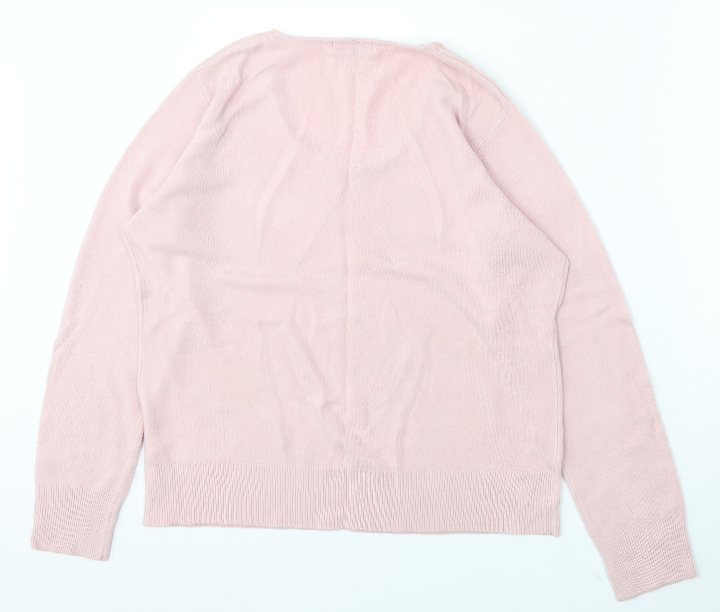 Womens UK Size L Bonmarché Pink Pullover Jumper