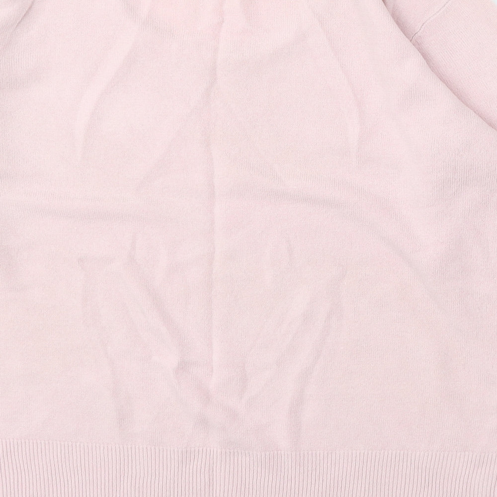 Womens UK Size L Bonmarché Pink Pullover Jumper