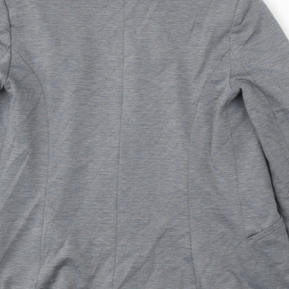 Oasis Womens Grey Polyester Jacket Suit Size 6