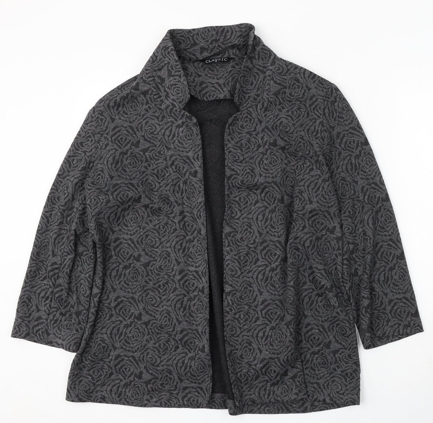 Womens UK Size 16 Classic Regular Grey Blazer