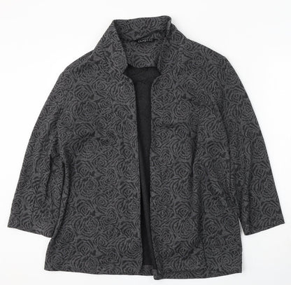 Womens UK Size 16 Classic Regular Grey Blazer