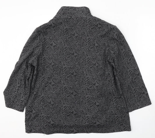 Womens UK Size 16 Classic Regular Grey Blazer