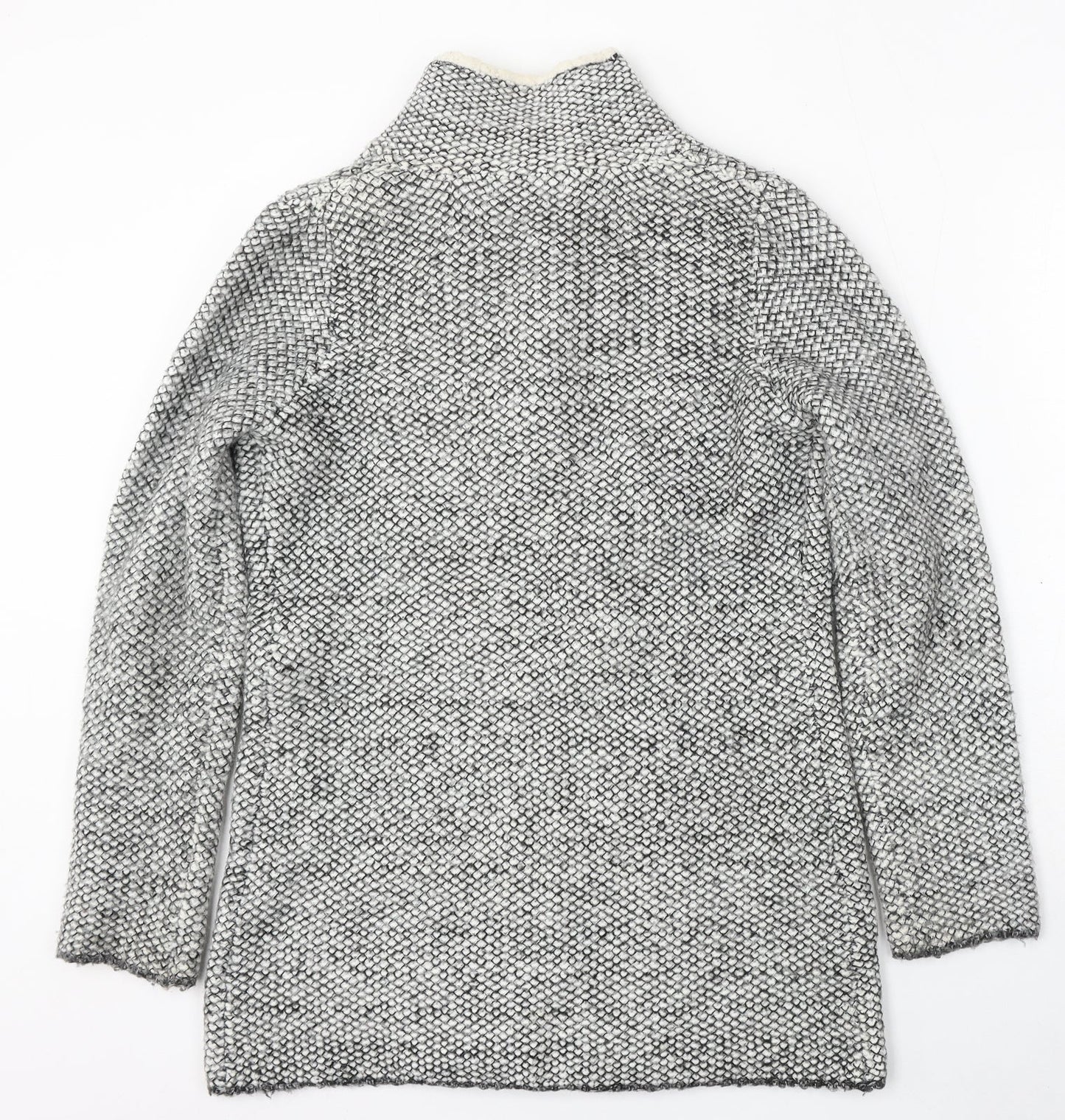 Dulipa Womens Multicoloured V-Neck Acrylic Cardigan Jumper Size 8