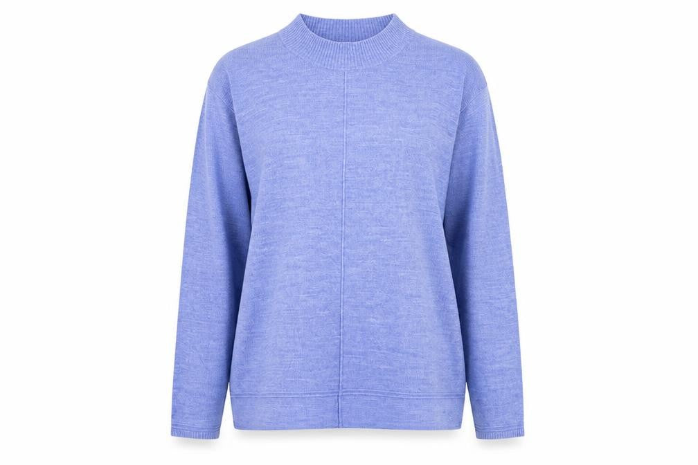 Womens UK Size L Vida Vi Blue Pullover Jumper