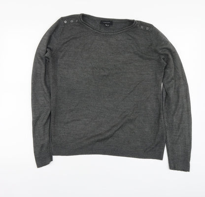 Womens UK Size 10 Atmosphere Grey Pullover Jumper