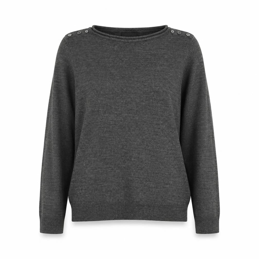 Womens UK Size 10 Atmosphere Grey Pullover Jumper