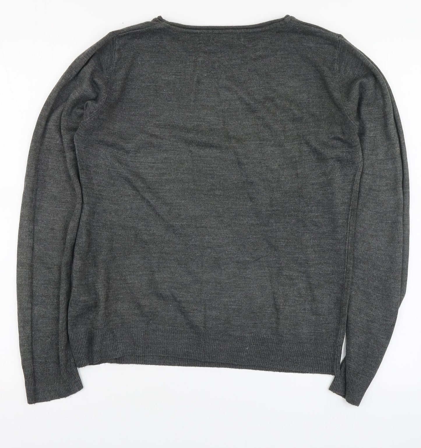 Womens UK Size 10 Atmosphere Grey Pullover Jumper