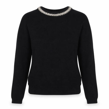 Womens UK Size 10 Topshop Black Pullover Jumper