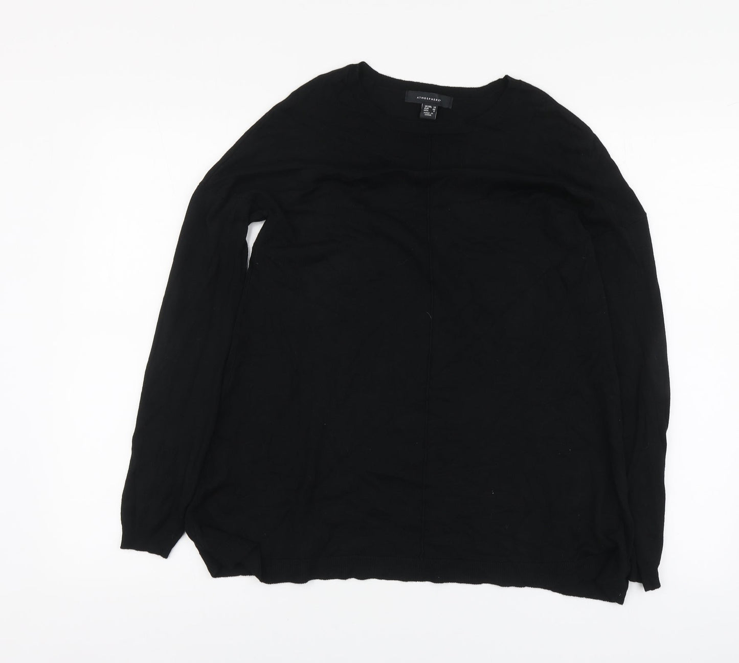 Womens UK Size 10 Atmosphere Black Pullover Jumper