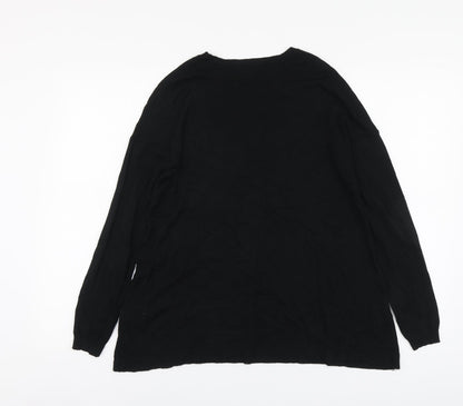Womens UK Size 10 Atmosphere Black Pullover Jumper