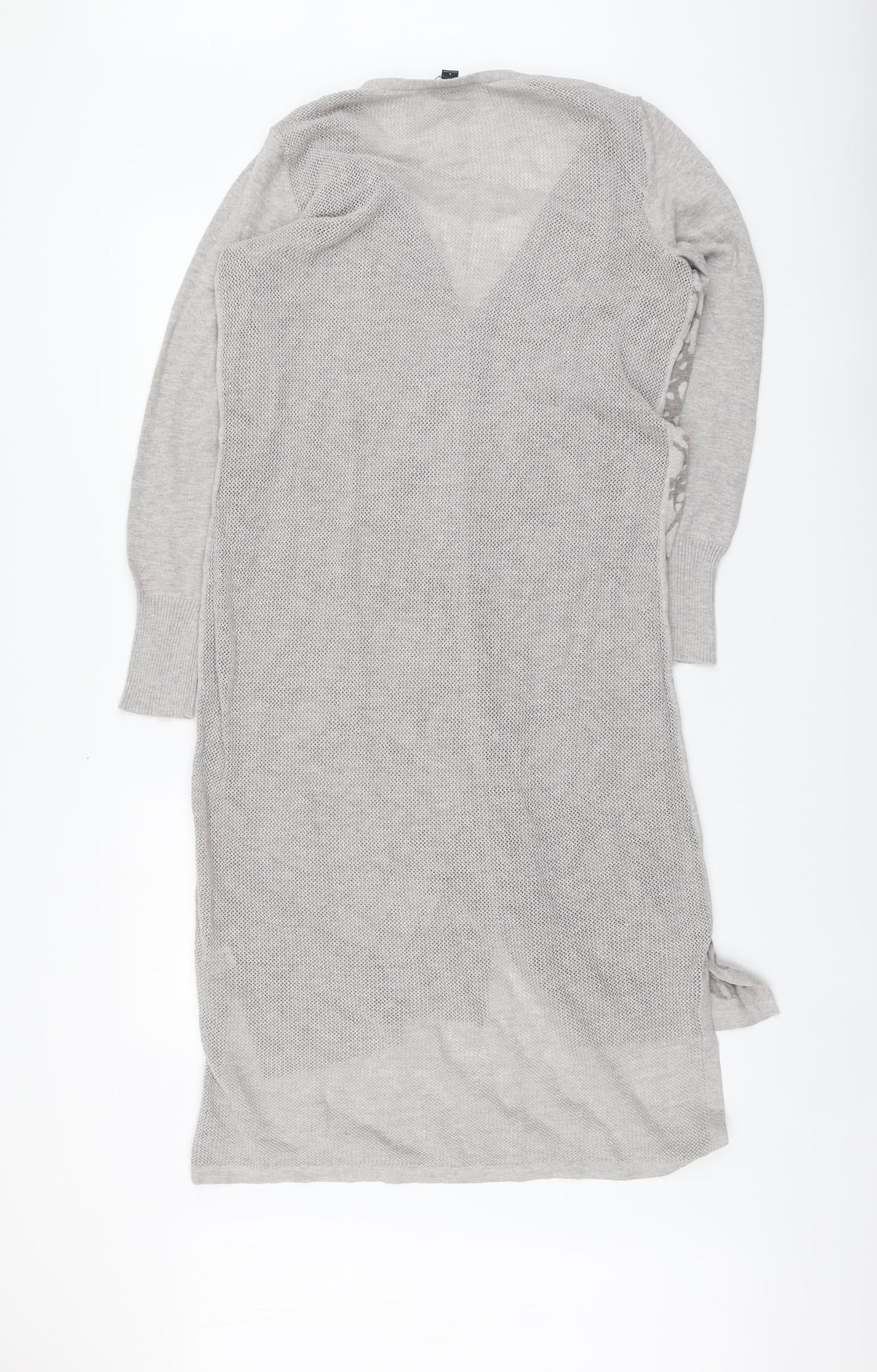 Womens UK Size L H by Halston Grey Cardigan Jumper