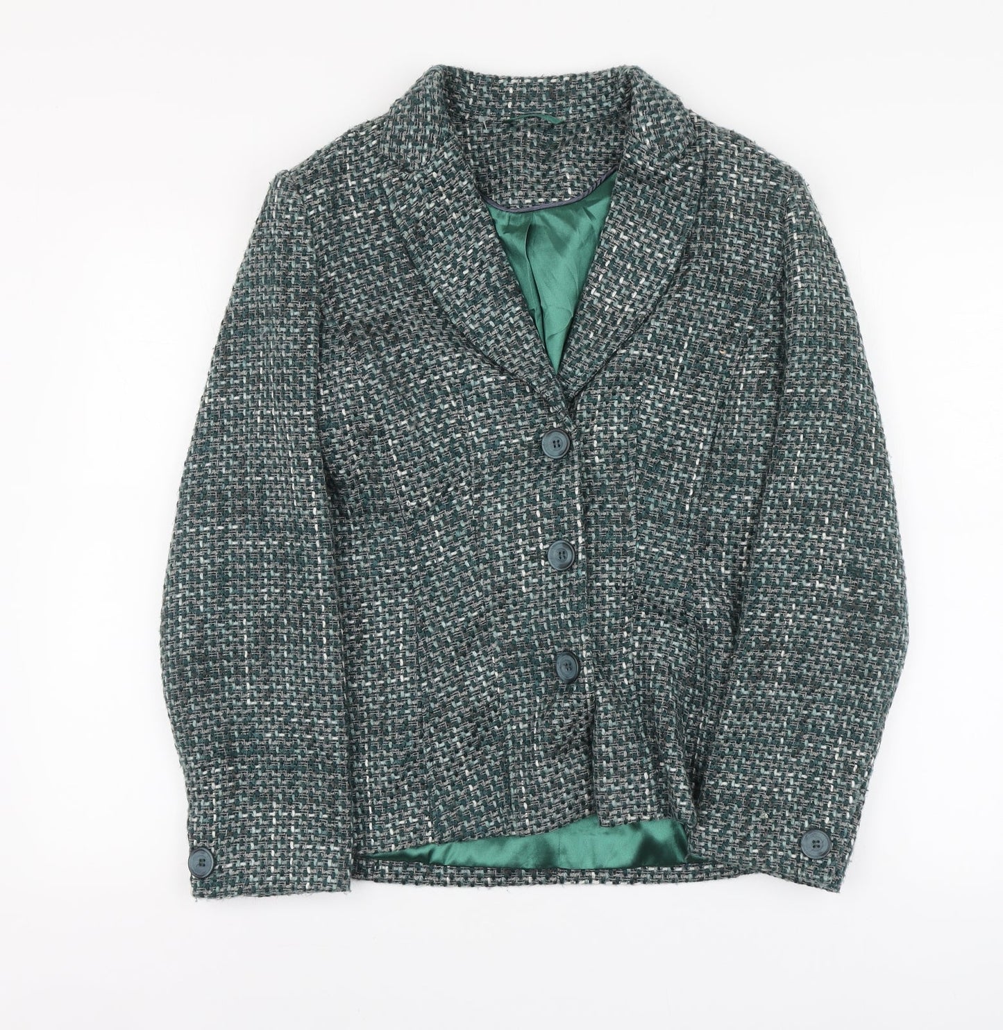 Womens UK Size 12 Berkertex Green Jacket