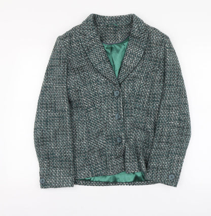 Womens UK Size 12 Berkertex Green Jacket