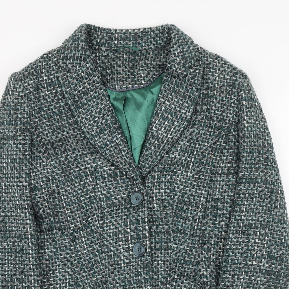Womens UK Size 12 Berkertex Green Jacket