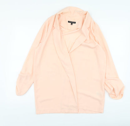 Womens UK Size 12 Peacocks Pink Basic Blouse
