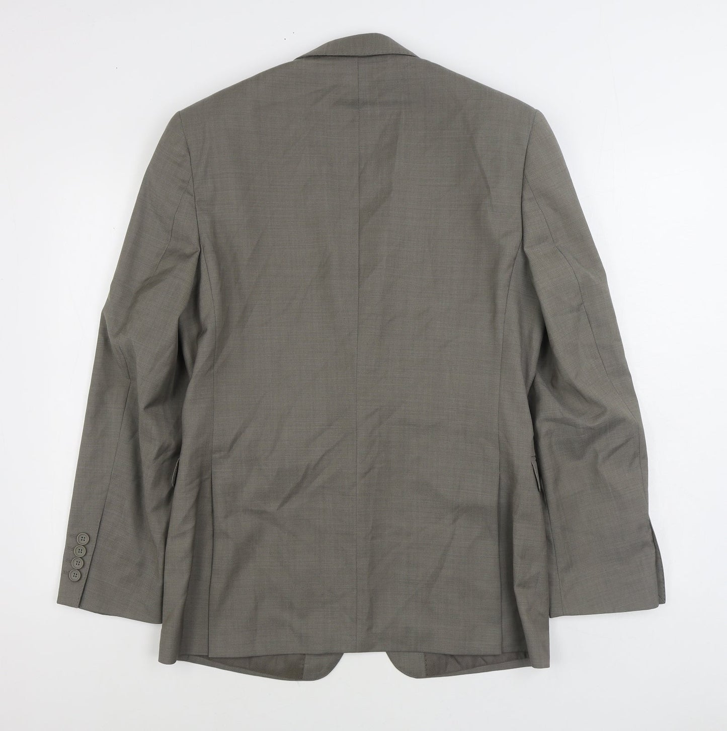 Mens UK Size 36 Blazer Regular Grey Suit Jacket
