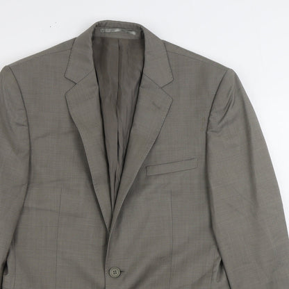 Mens UK Size 36 Blazer Regular Grey Suit Jacket