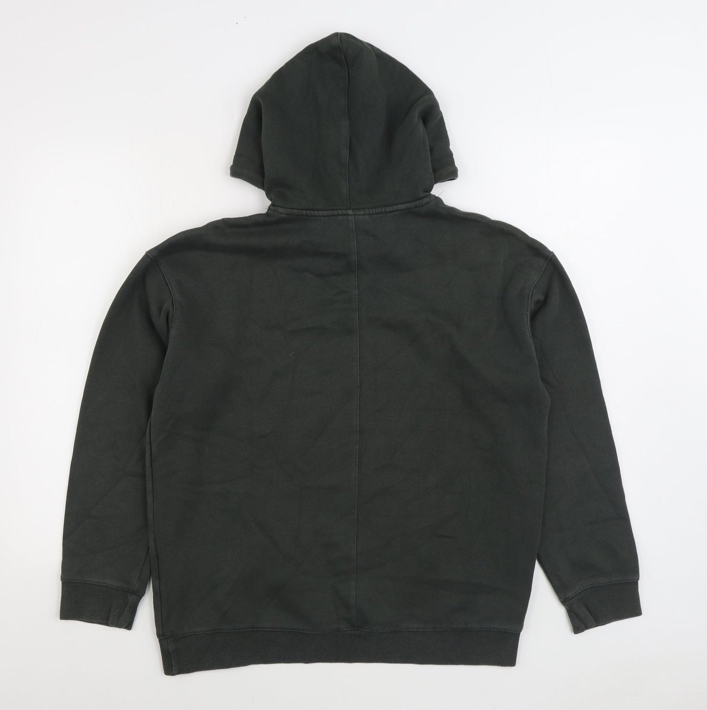 Mens UK Size S H&M Green Pullover Hoodie